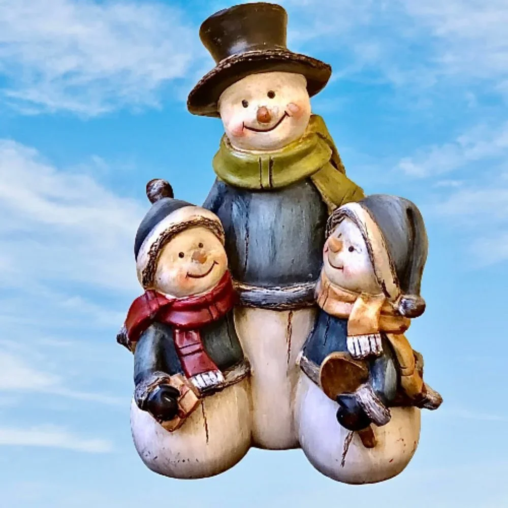 Snowman Figurine Christmas Decor 7